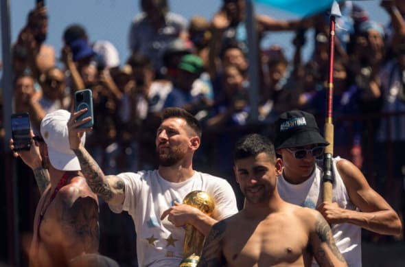 Argentina is in a celebration mode after Lionel Messi led them to their third World Cup.